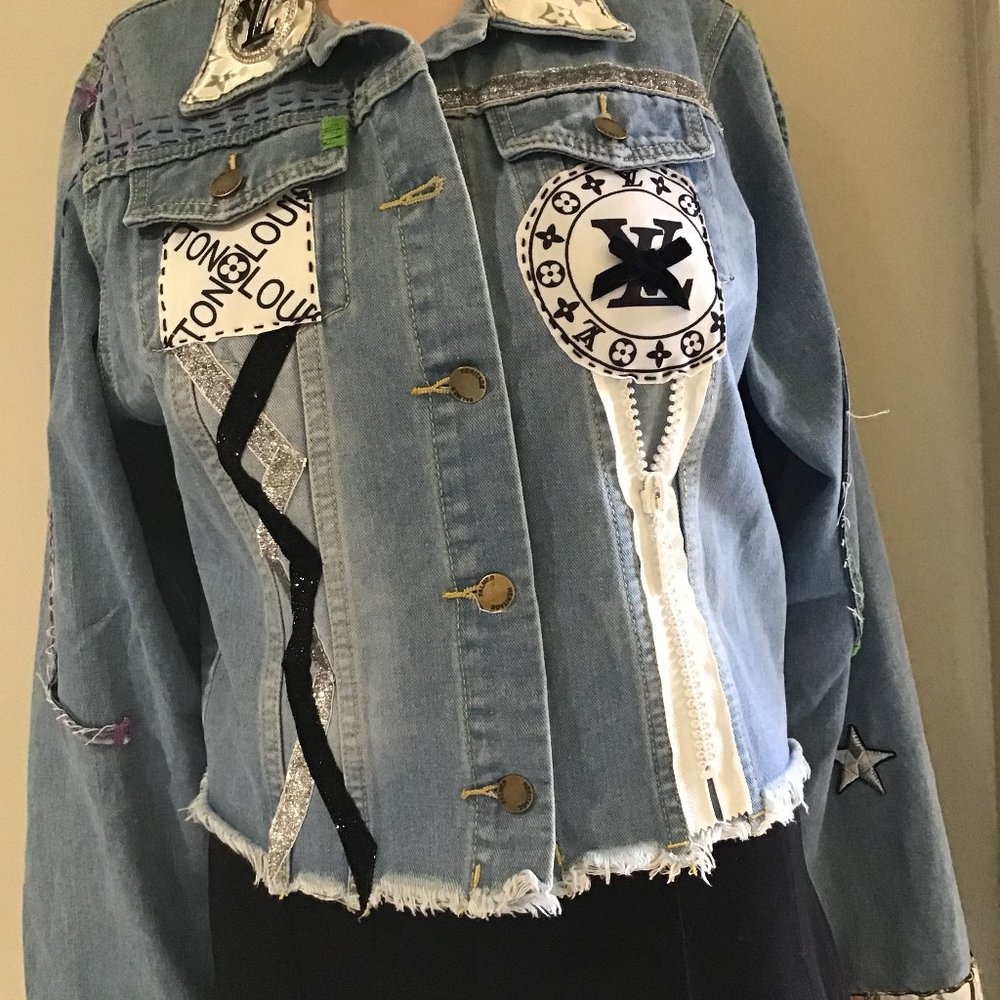 Denim Woman's Jacket Redesign Size: L